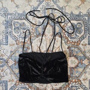 Black Velvet Women's Top